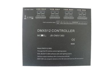 4096 Channels AC100-240V Black DMX512 Master Controller Remote Control Available