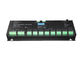 XLR / RJ45 Socket LED DMX512 Decoder For Movie Studio LED Light Black Housing