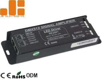 DMX512 Amplifier DMX Signal Splitter With Single Channel Distribution Output DC12-24V